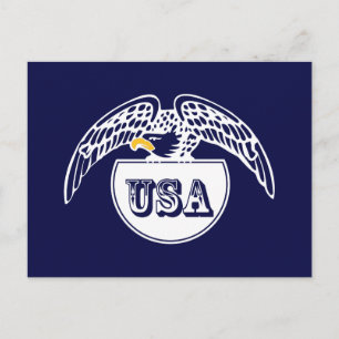 American White Eagle Postcard