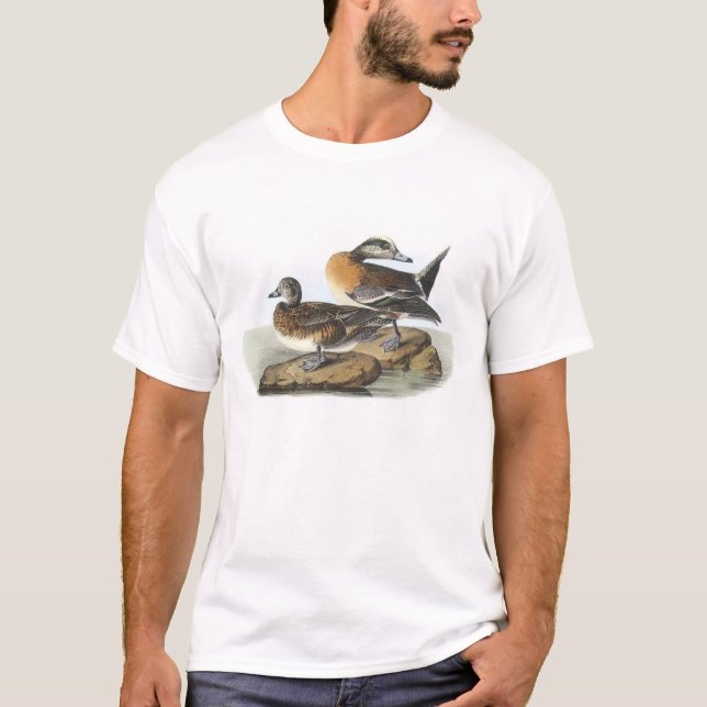 American Wigeon by Audubon T-Shirt (Front)