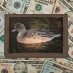 American Wigeon on Pond Wildlife Photo Trifold Wallet<br><div class="desc">For nature and wildlife fans! Secure money and credit cards with this wallet that features the photo image of a female American Wigeon on the surface of a pond. Select your wallet colour.</div>