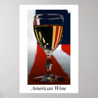 American Wine-Poster Poster
