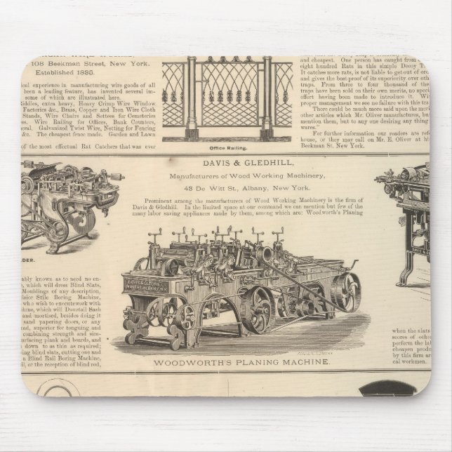 American Wire Works Mouse Mat (Front)