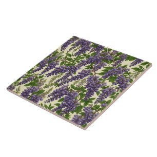 American Wisteria pattern drawing  Tile
