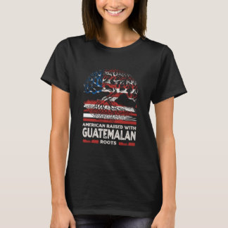 American with Guatemalan Roots Patriotic Guatemala T-Shirt