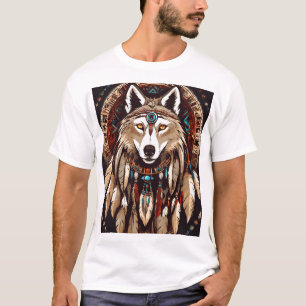 **American Wolf Logo Sale: Unleash Your Brand!**   T-Shirt