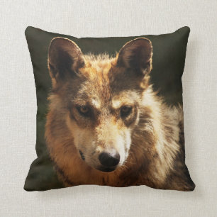 American Wolf Pillow