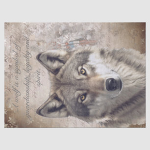 American Wolf Tissue Paper