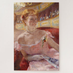 American Woman with a Pearl Necklace & Pink Dress Jigsaw Puzzle