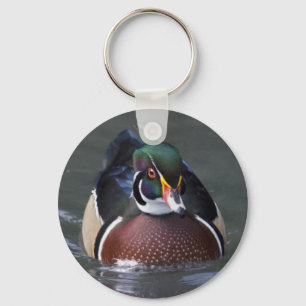 American Wood Duck Keyring