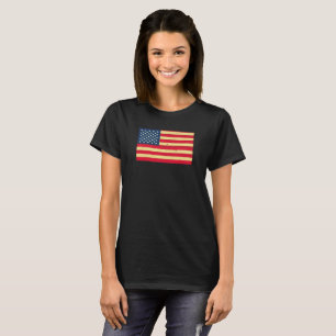 AMERICAN WOOD FLAG T-Shirt