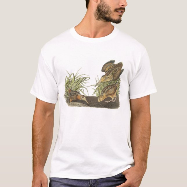 American Woodcock by Audubon T-Shirt (Front)