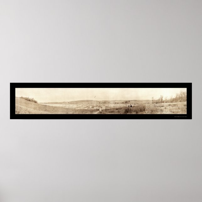 American WWI Cemetary Photo 1919 Poster (Front)