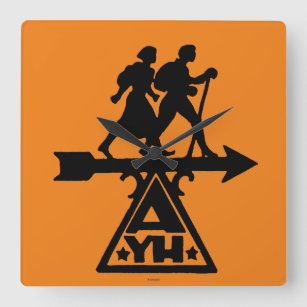 American Youth Hostels Square Wall Clock