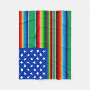 American Zarape Fleece Blanket