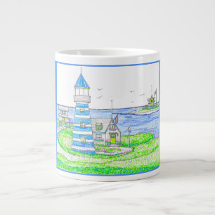 Americana 2 Lighthouse Jumbo Mug