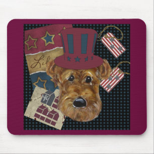 AMERICANA AIREDALE MOUSE MAT
