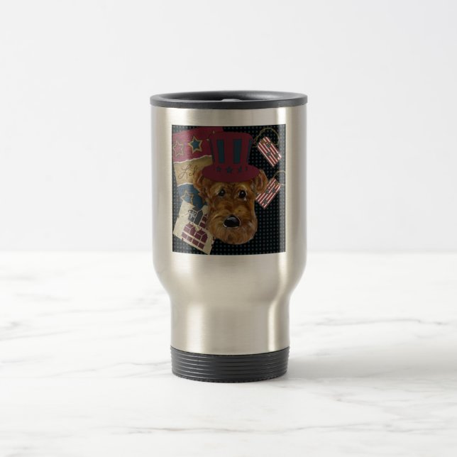 AMERICANA AIREDALE TRAVEL MUG (Center)