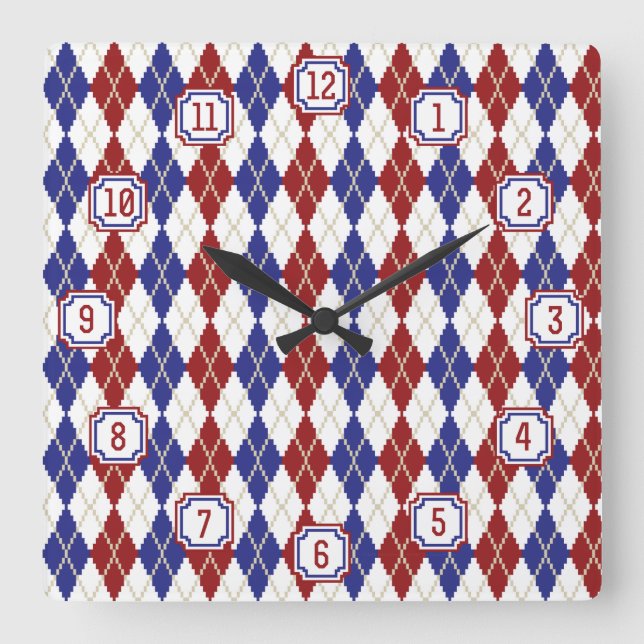 Americana Argyle Clock (Front)