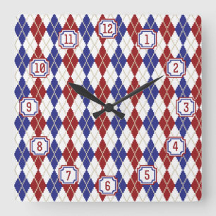 Americana Argyle Clock