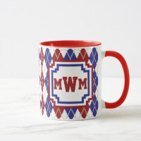 Americana Argyle Mug