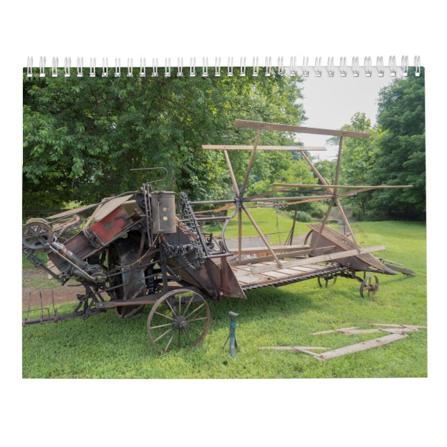 Americana Calendar Wheat Binder  (Back)