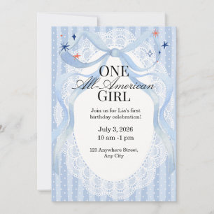 Americana Celebration Invitation