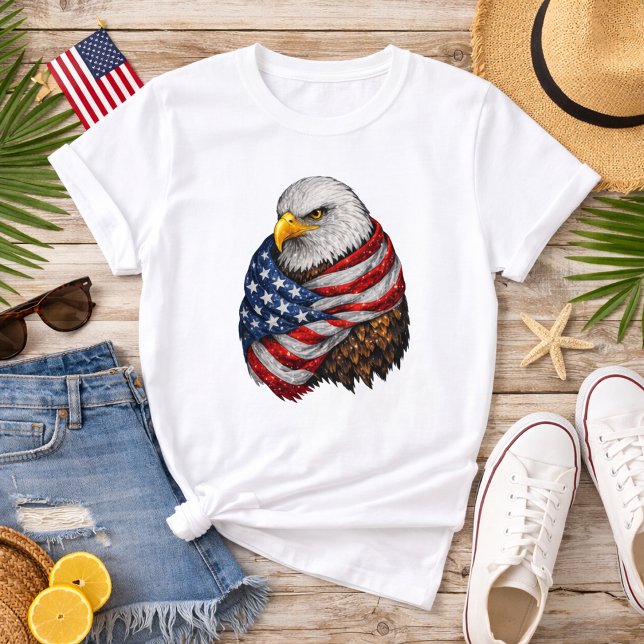 Americana Eagle Flag T-Shirt (Creator Uploaded)