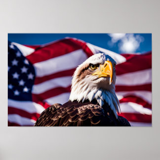 Americana Eagle Poster