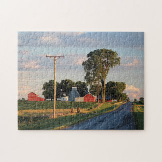 Americana Farm & Barns photo Jigsaw Puzzle