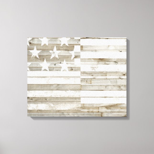 Americana Flag Canvas Print (Front)