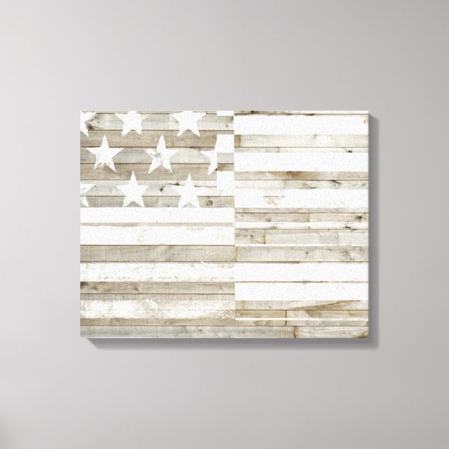 Americana Flag Canvas Print (Front)