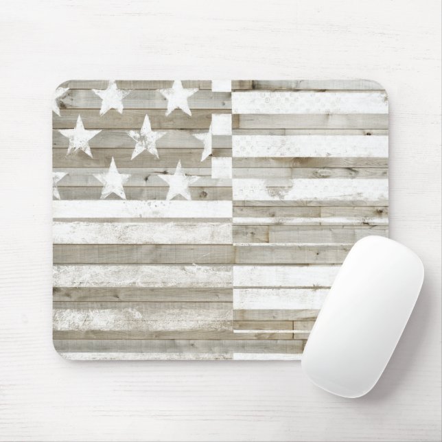 Americana Flag Mouse Mat (With Mouse)