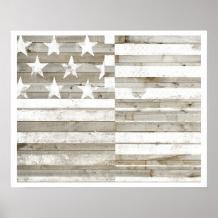 Americana Flag Poster