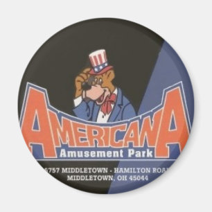 Americana Lesourdesville Amusement Park Monroe OH Magnet