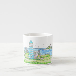 Americana Lighthouse Espresso Mug