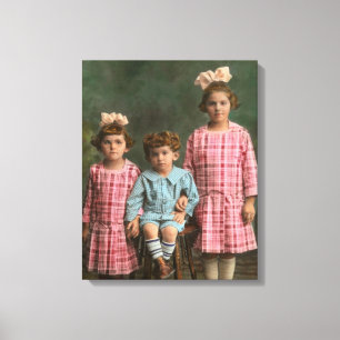 Americana - Molly, Solly and Bertie Canvas Print