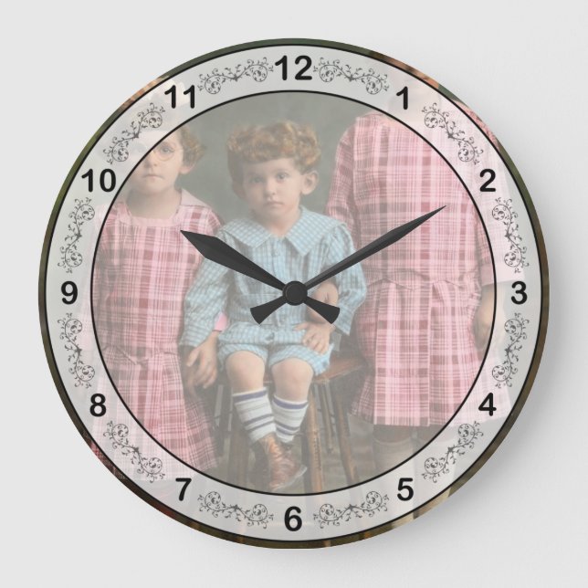 Americana - Molly, Solly and Bertie Large Clock (Front)