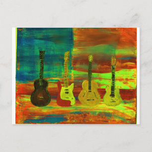 Americana Music Postcard
