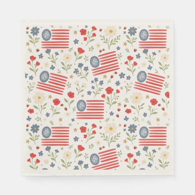 Americana Paper Napkin (Front)