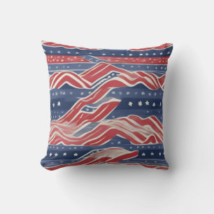 Americana Pattern Cushion