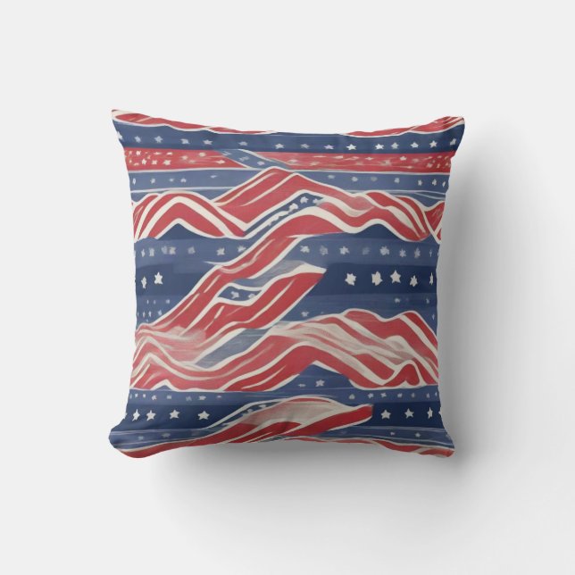 Americana Pattern Cushion (Front)