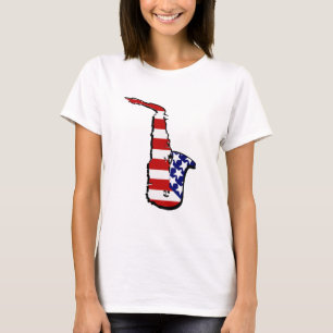 Americana Saxophone T-Shirt