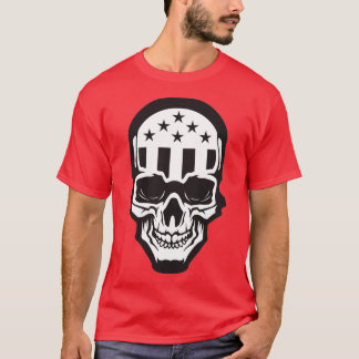 Americana Skull BW 1 T-Shirt