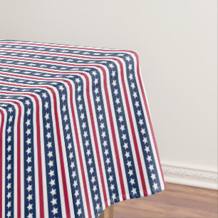 Americana stars and stripes  tablecloth