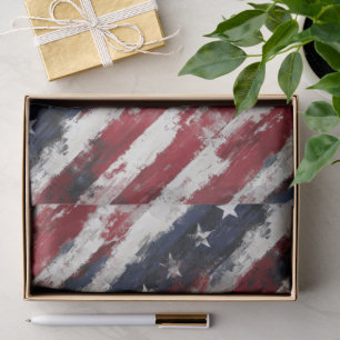 Americana Stars & Stripes – 10lb, 17"x23" T Tissue Paper