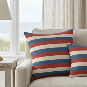 Americana Stripes – Classic Throw Pillow