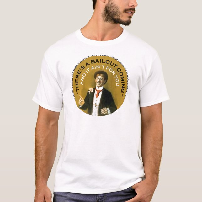 Americana There's A Bailout Coming Neil Young T-Shirt (Front)