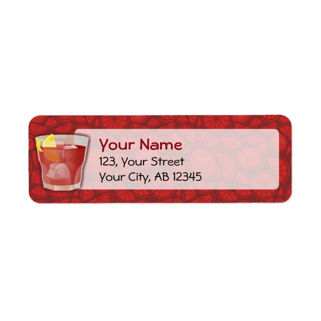 Americano cocktail (Front)