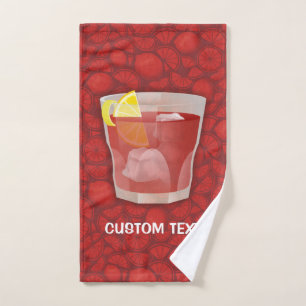 Americano Cocktail Bath Towel Set