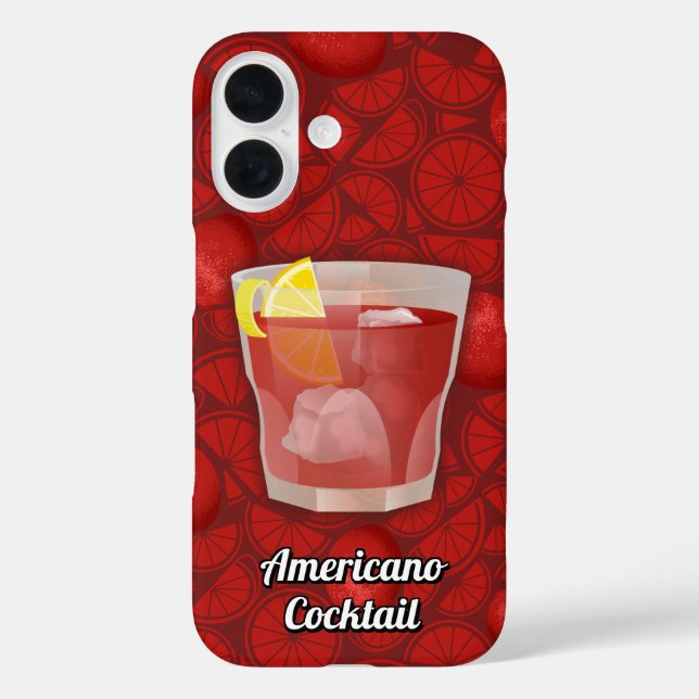 Americano Cocktail Case-Mate iPhone Case (Back)