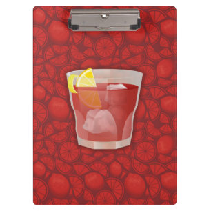 Americano cocktail clipboard